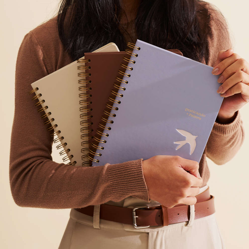 Caderno de estudo bíblico - Praticando a Palavra todas as capas