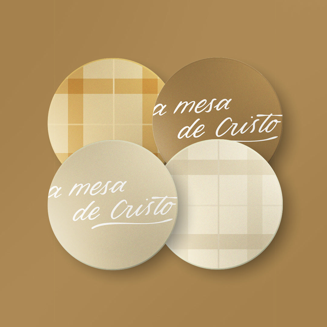 Kit Porta-Copos: A Mesa de Cristo