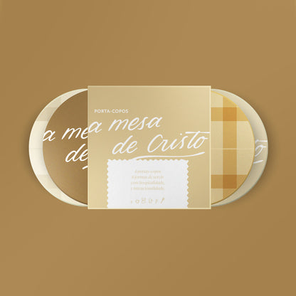 Kit Porta-Copos: A Mesa de Cristo