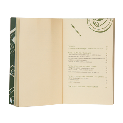 Página interna Produtividade Redimida índice