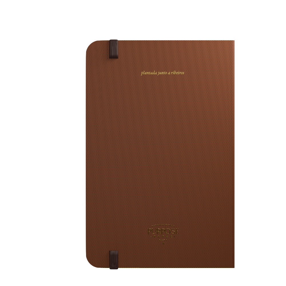 Planner permanente Purpose Paper  capa marrom