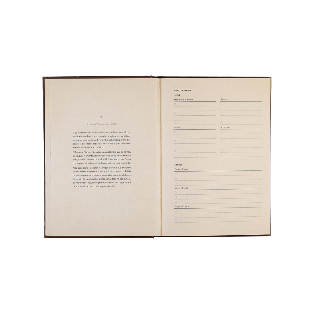 Purpose Planner Não Datado