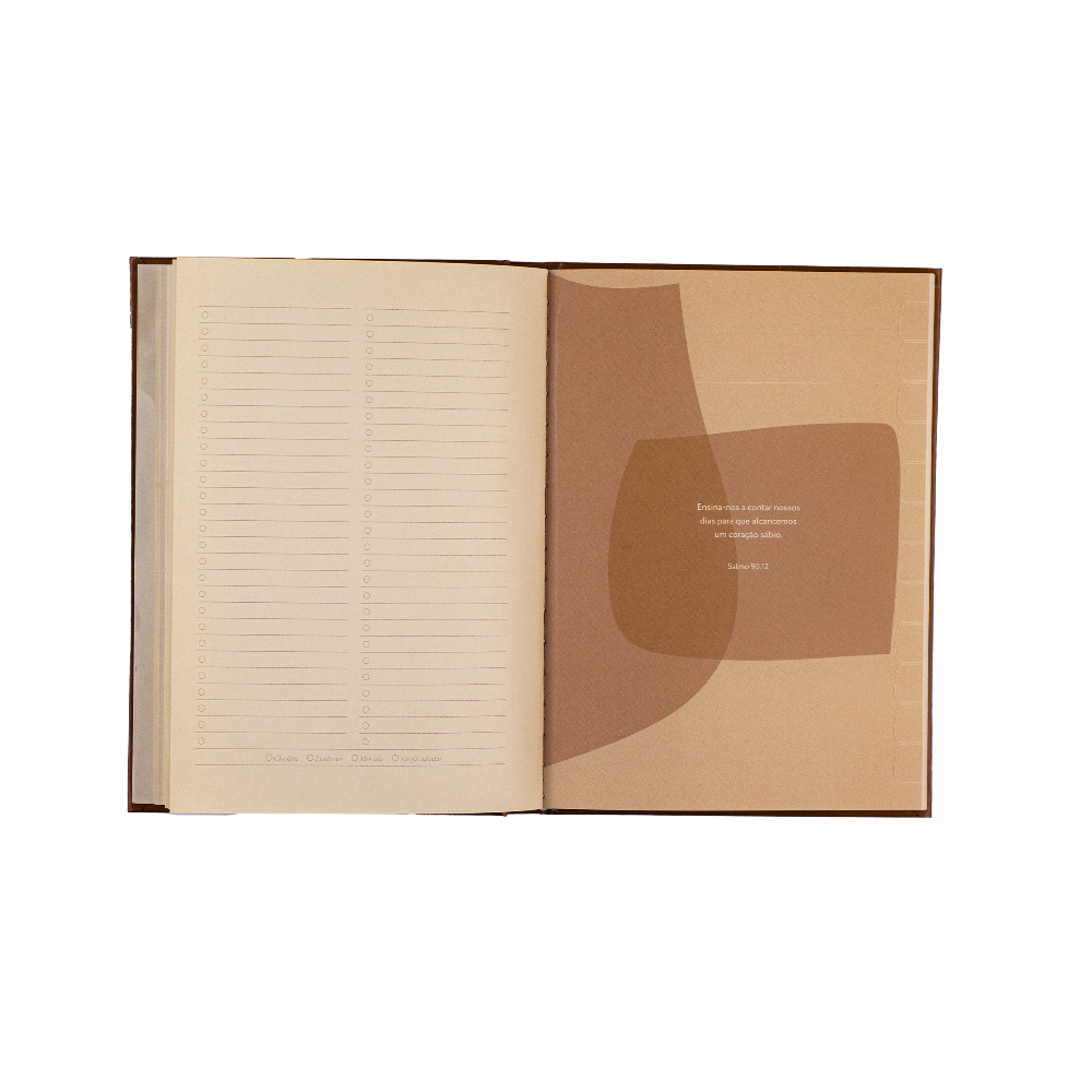Planner permanente Purpose Paper  lista de tarefas