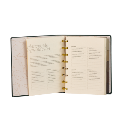 Planner de casamento Nossa Aliança Check list do casamento