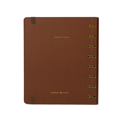 Planner de casamento Nossa Aliança capa Marrom Aliança