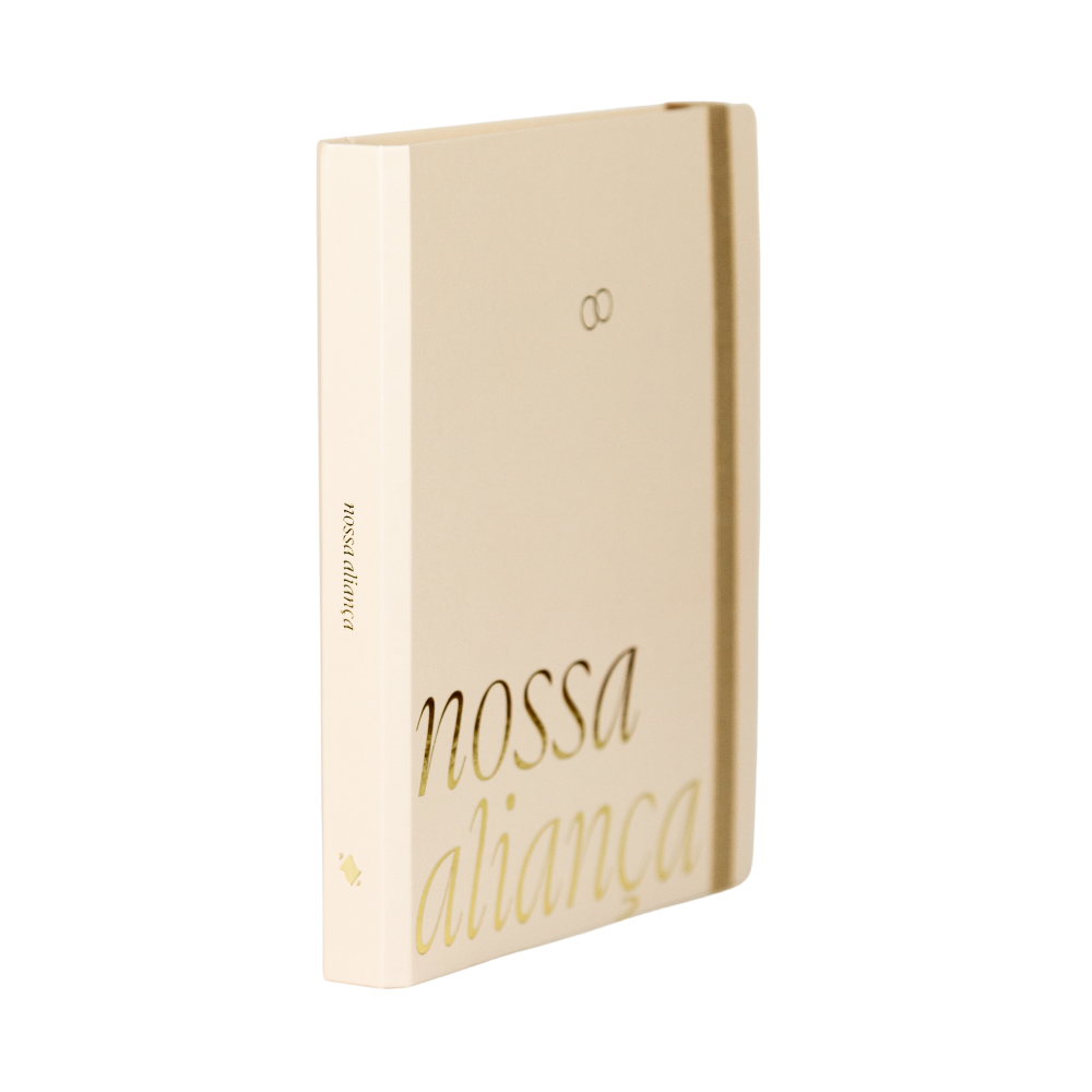 Planner de casamento Nossa Aliança capa Off White Véu