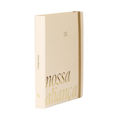 Planner de casamento Nossa Aliança capa Off White Véu