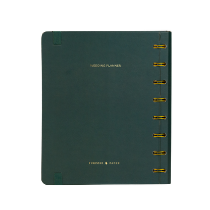 Planner de casamento Nossa Aliança capa Verde Grinalda