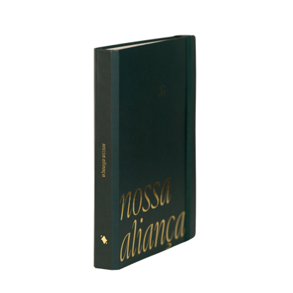 Planner de casamento Nossa Aliança capa Verde Grinalda