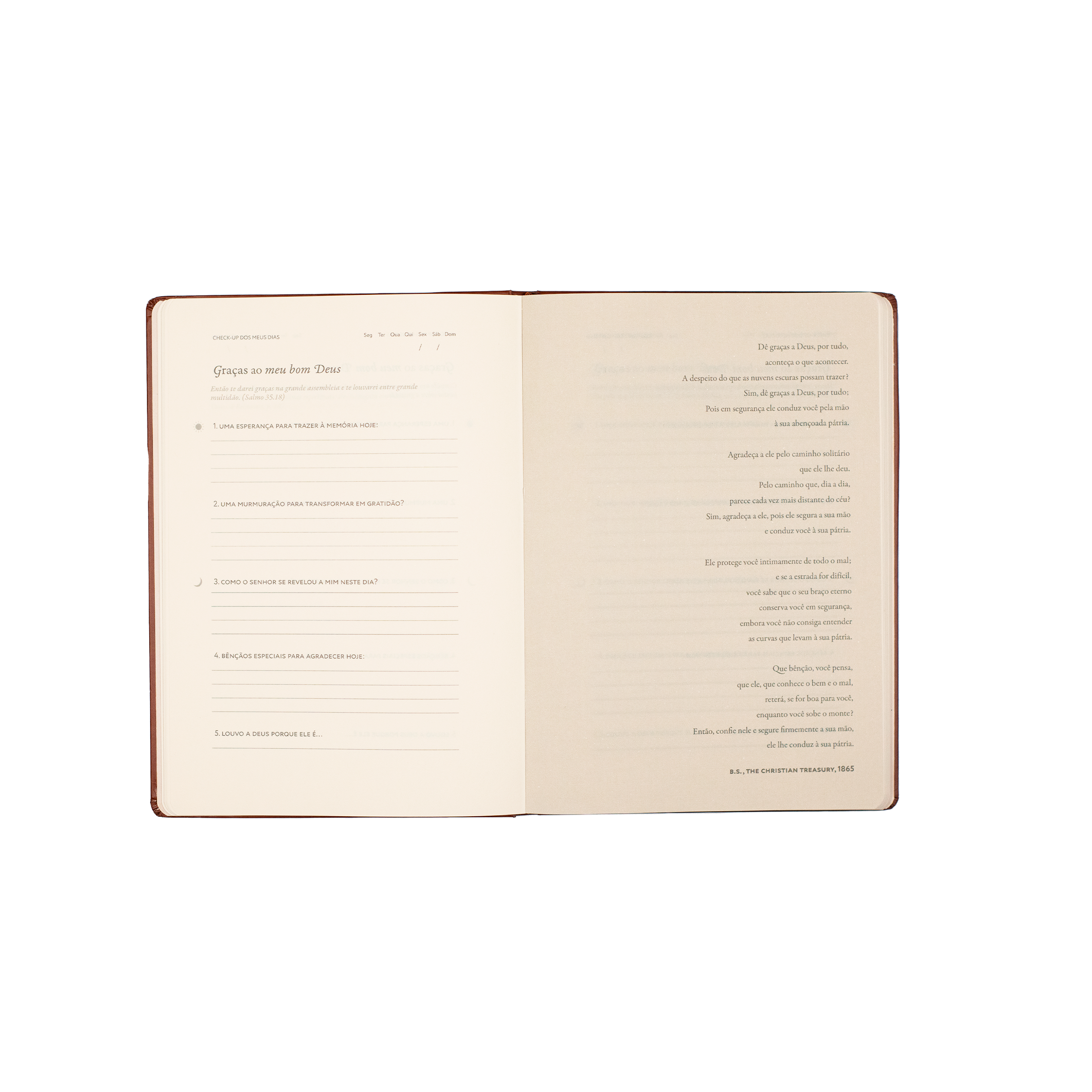 Graças ao meu bom Deus: Journal de Gratidão