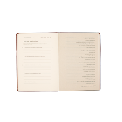 Graças ao meu bom Deus: Journal de Gratidão