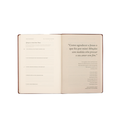 Graças ao meu bom Deus: Journal de Gratidão