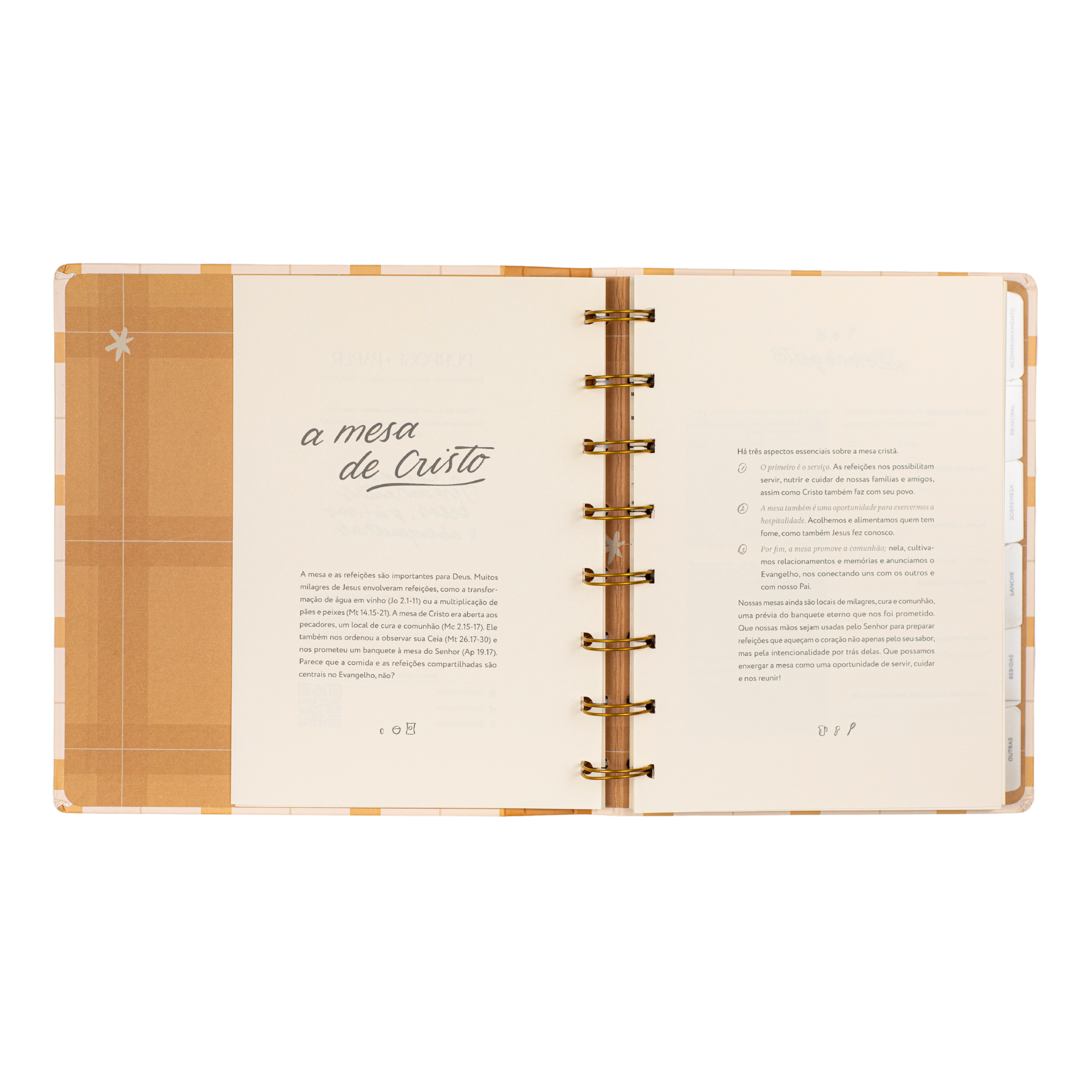 Caderno de Receitas Cristão | Journal Minhas Receitas