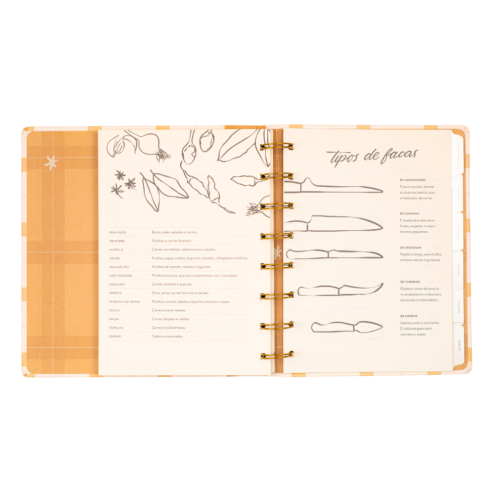 Caderno de Receitas Cristão | Journal Minhas Receitas