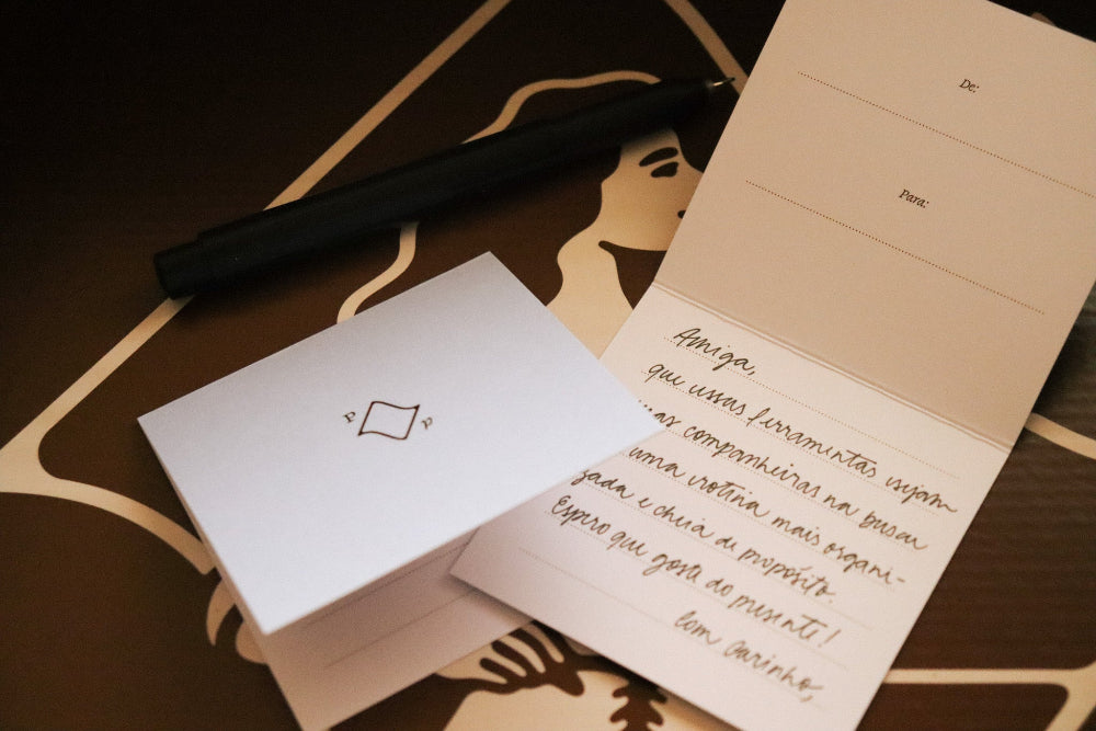 cartao de presente purpose paper