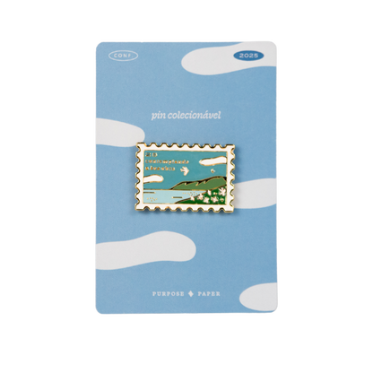pin broche purpose paper colecionável