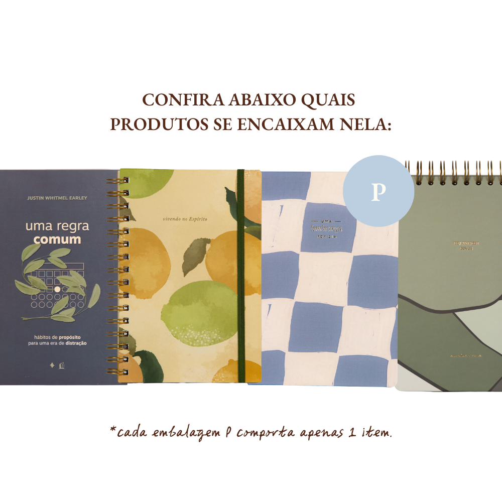 itens que cabem na sacola P da Purpose