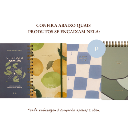 itens que cabem na sacola P da Purpose