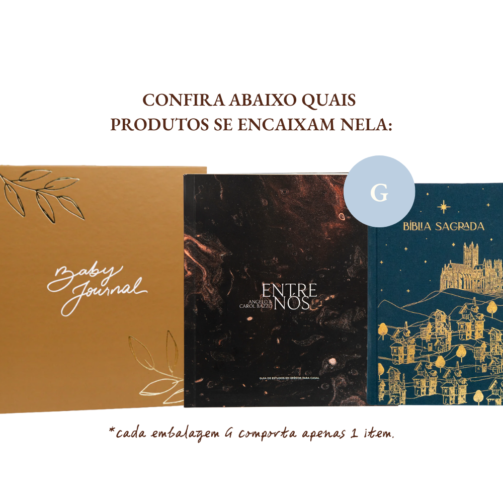 Itens que cabem na sacola G da Purpose