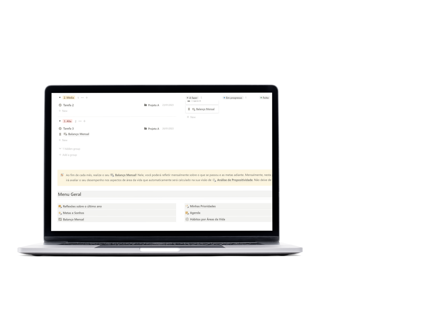 Purpose Notion - Planner Digital